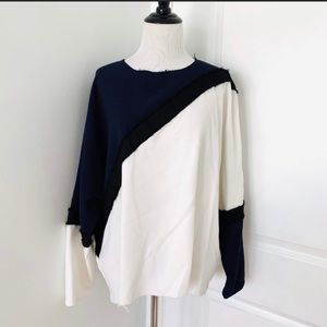 Top shop color block sweater
